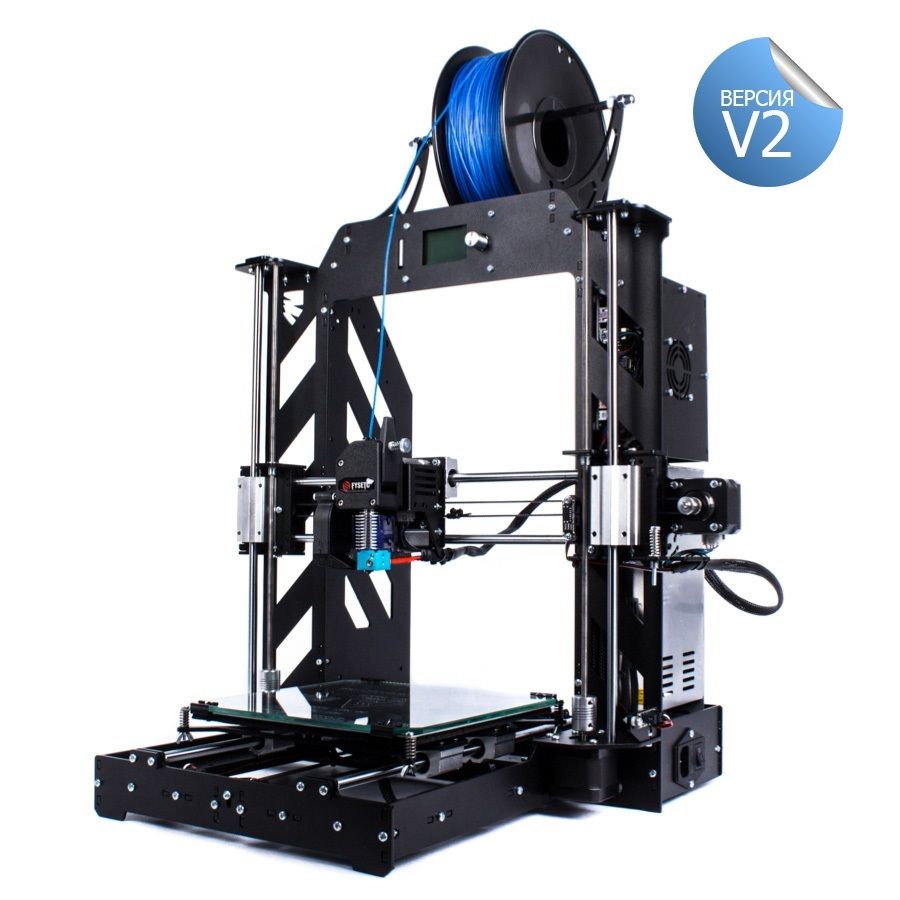 Обновление линейки 3D принтеров Prusa i3 Steel и Bizon. Версия V2