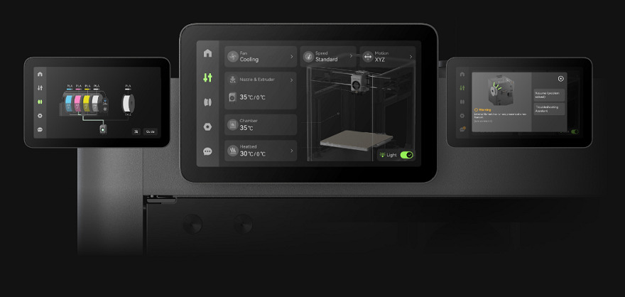 Дисплей принтера Bambu Lab P2S