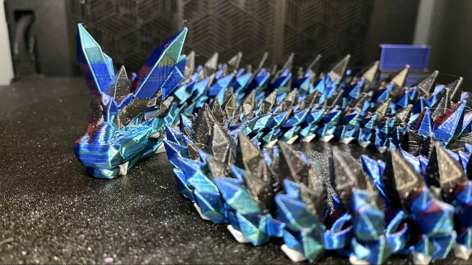 Печать подвижной модели Creality K2 Plus