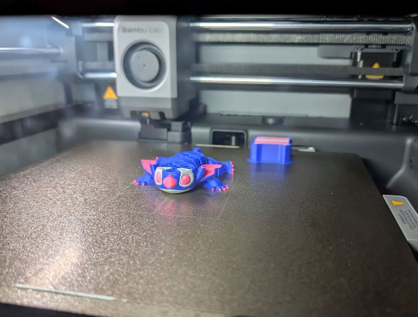 Печать после паузы Bambu Lab P2S