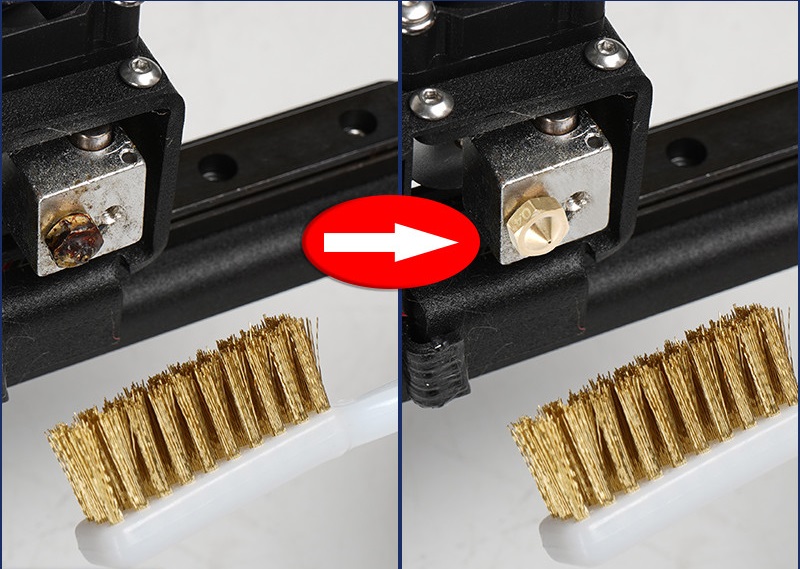  Щетка для чистки сопла