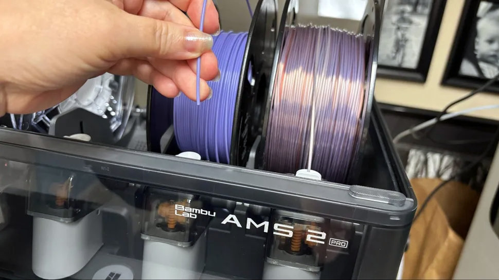 Загрузка материала Bambu Lab P2S