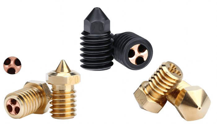 CHT трёхканальные сопла Trianglelab