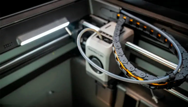 Удаление транспортных элементов Bambu Lab P2S