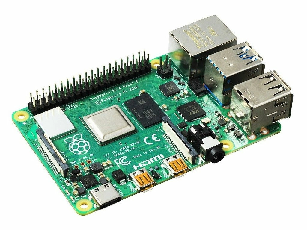 Микрокомпьютер Raspberry Pi 4 Model B (2 ГБ) Микрокомпьютер Raspberry Pi 4 Model B (2 ГБ)