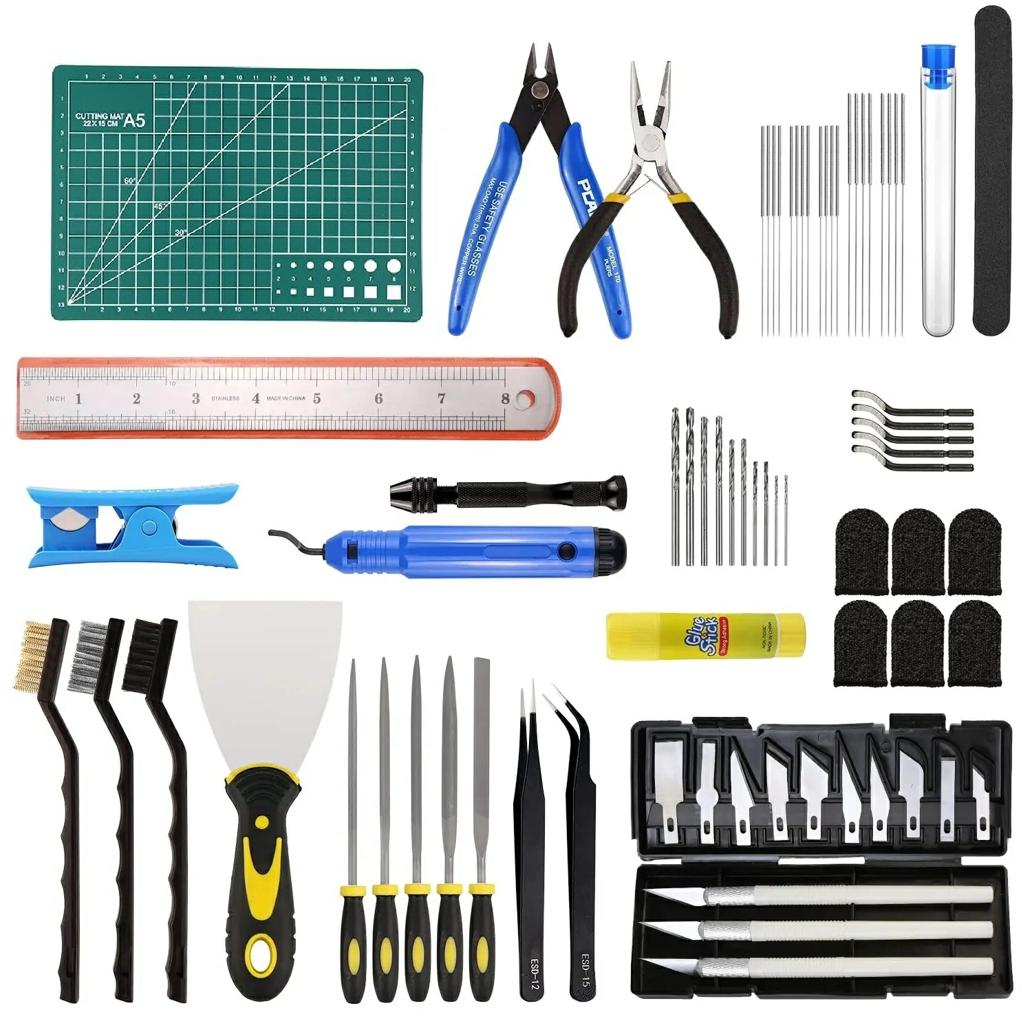 Nabor instrumentov-76-predmetov-dlya postobrabotki modelej dlya3D printera Nabor instrumentov-76-predmetov-dlya postobrabotki modelej dlya3D printera